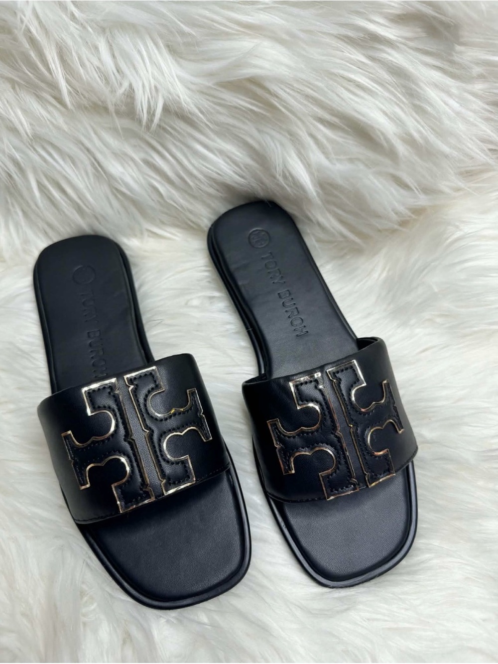 Black Sandals size 6
